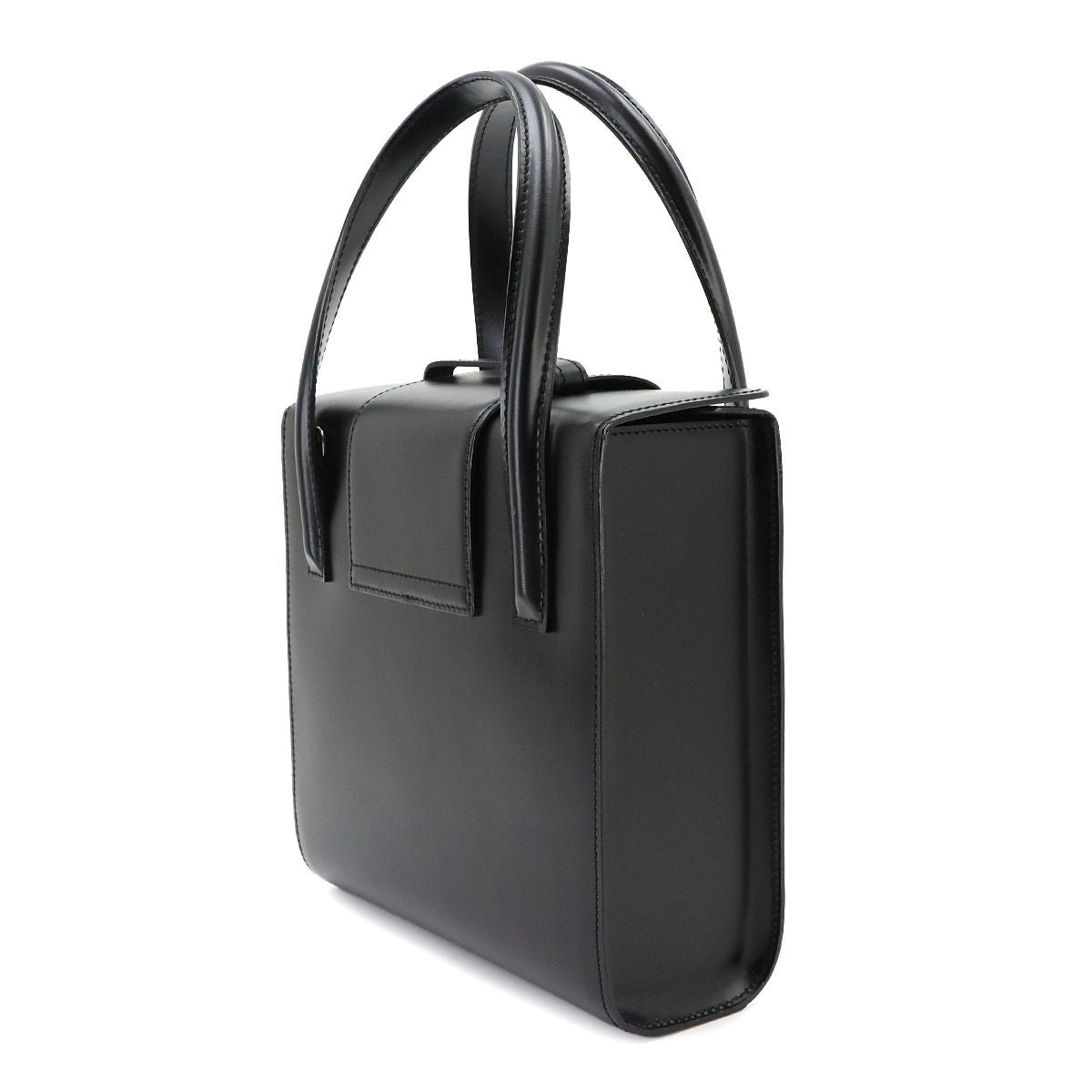 Cartier Panthere Hand Bag Leather Black Bag — view 4