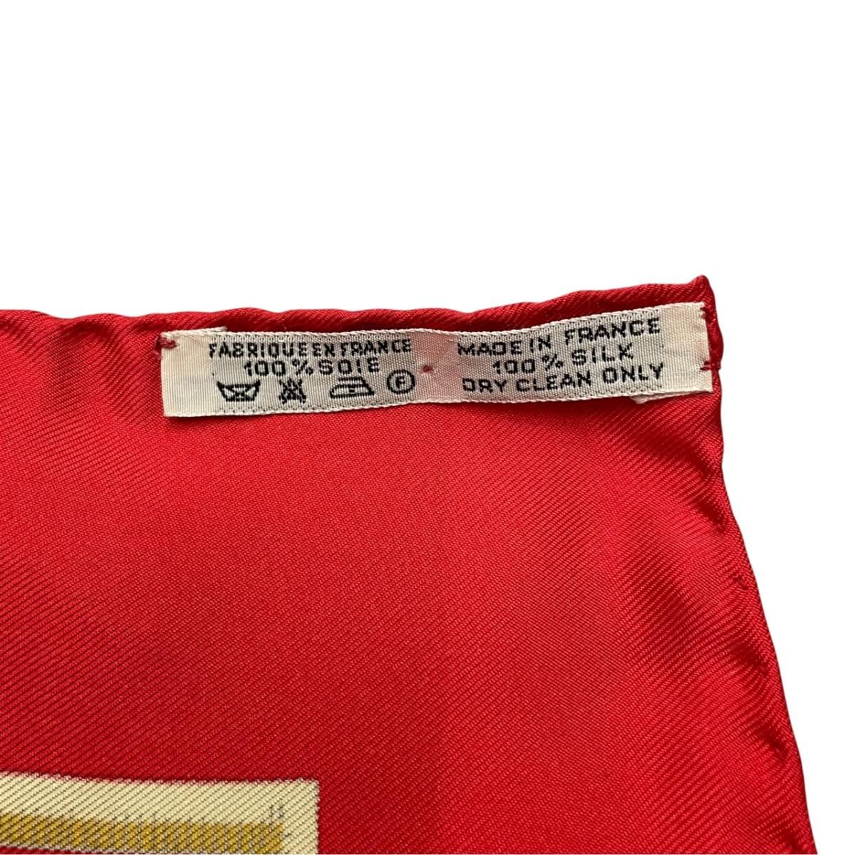 Hermes Scarf Unie Brodee Gray Cashmere Logo — view 7