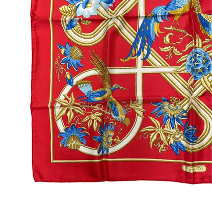 Hermes Scarf Unie Brodee Gray Cashmere Logo — view 5