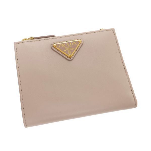 Prada Compact Wallet Pink