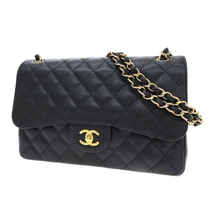 Chanel Caviar Quilted Double Flap Bag Chain