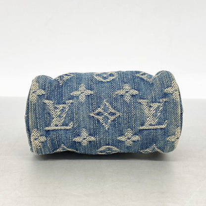 Louis Vuitton Pouch Monogram Denim Trousse Speedy PM Blue — view 3