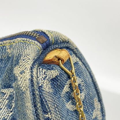 Louis Vuitton Pouch Monogram Denim Trousse Speedy PM Blue — view 7