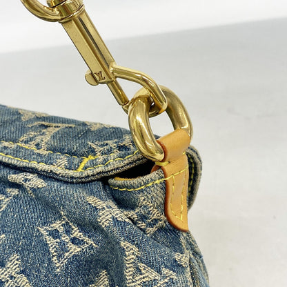 Louis Vuitton Handbag Monogram Denim Mini Pleaty Blue — view 8