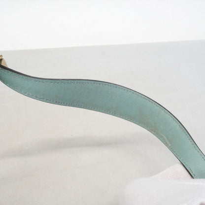 Gucci Shoulder Bag Suede Light Green Champagne Gold — view 8