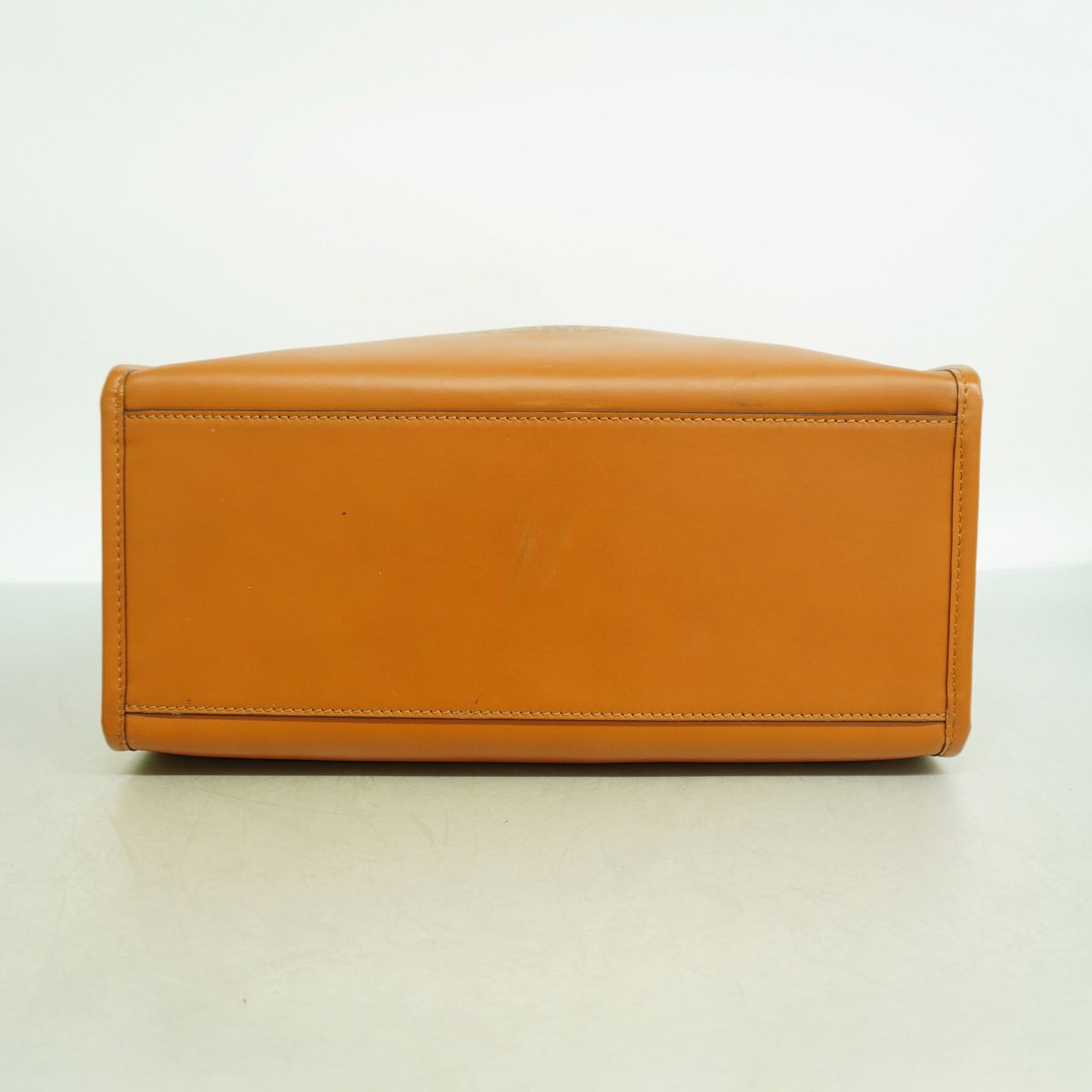Fendi Tote Bag Sunshine Leather Brown Gold 2-Way — view 3
