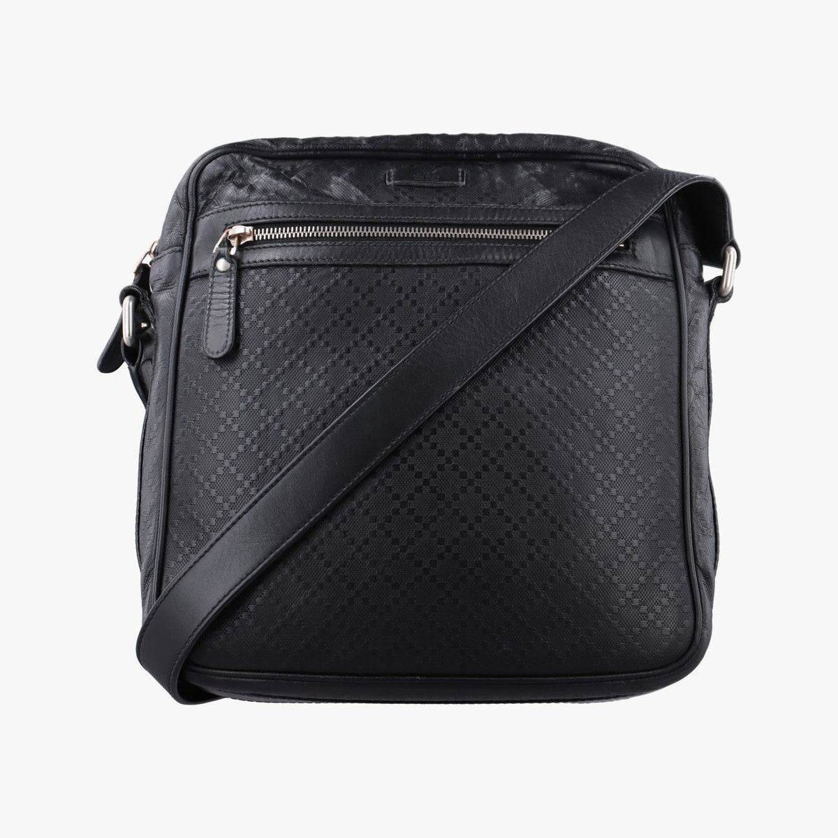 Gucci Diamante Messenger Black Leather
