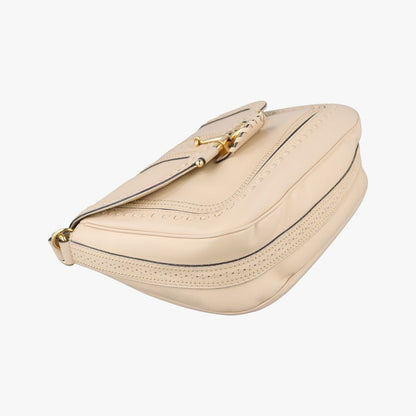 Gucci Snuffle Bit Beige Leather — view 5