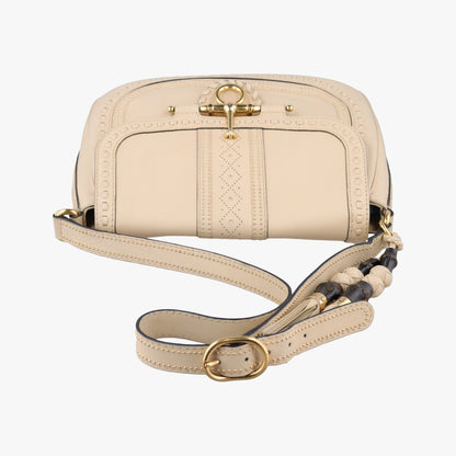 Gucci Snuffle Bit Beige Leather — view 8