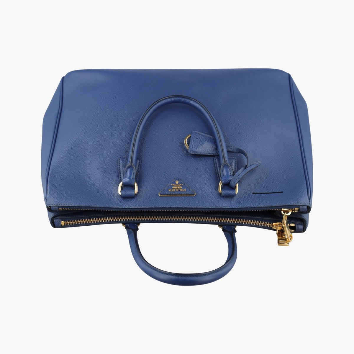 Prada Galleria Blue Saffiano Leather — view 8