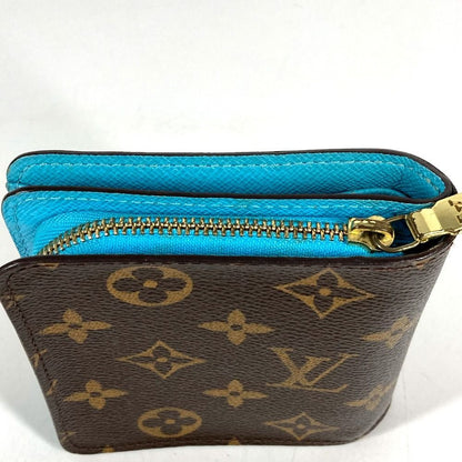 Louis Vuitton Bifold Wallet Compact Zip Monogram Groom Canvas Brown — view 2