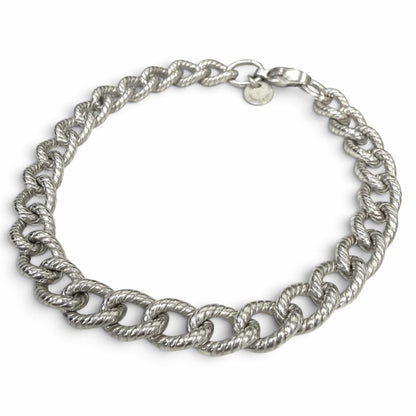 Tiffany & Co Vintage 925 Twisted Rope Bracelet Silver