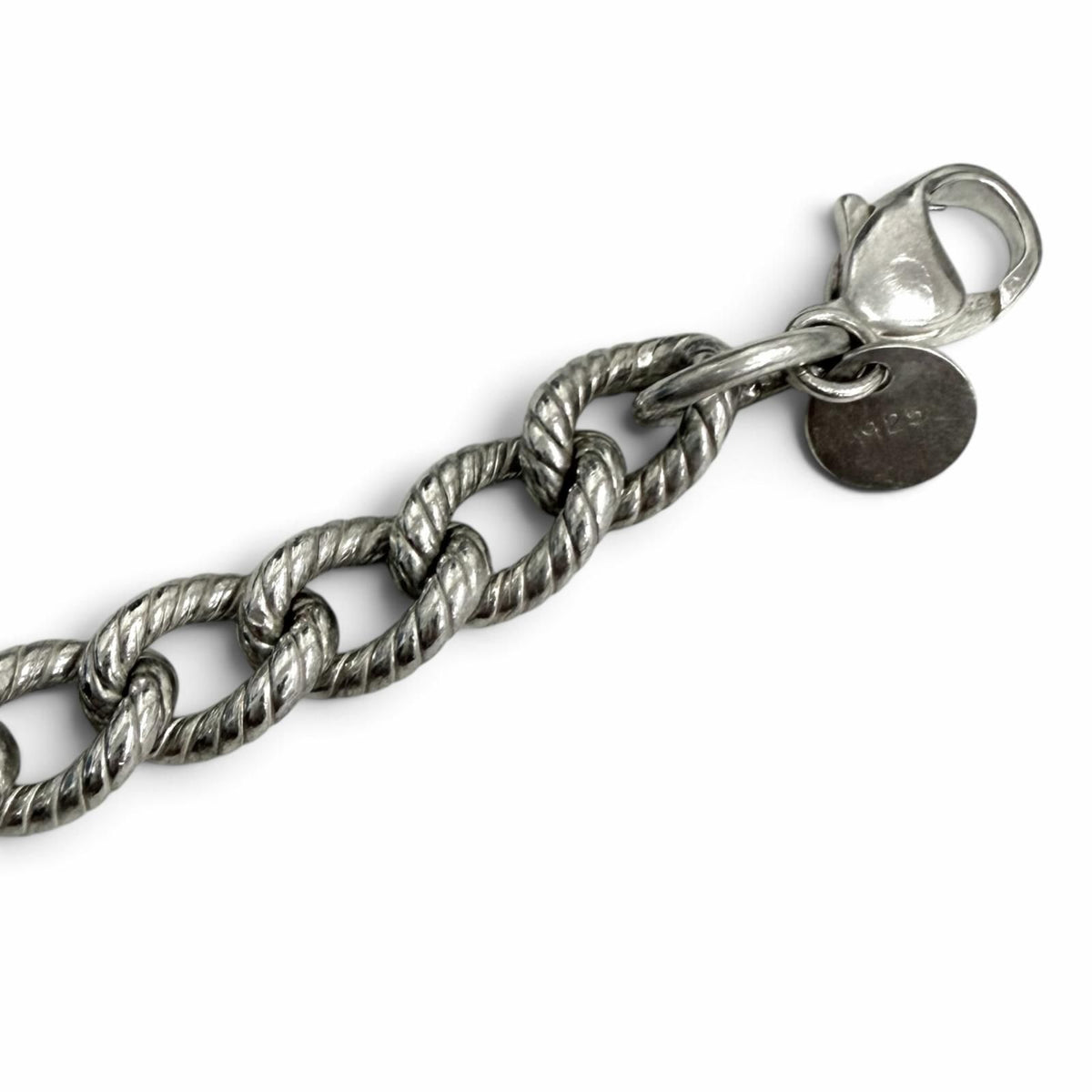 Tiffany & Co Vintage 925 Twisted Rope Bracelet Silver — view 3
