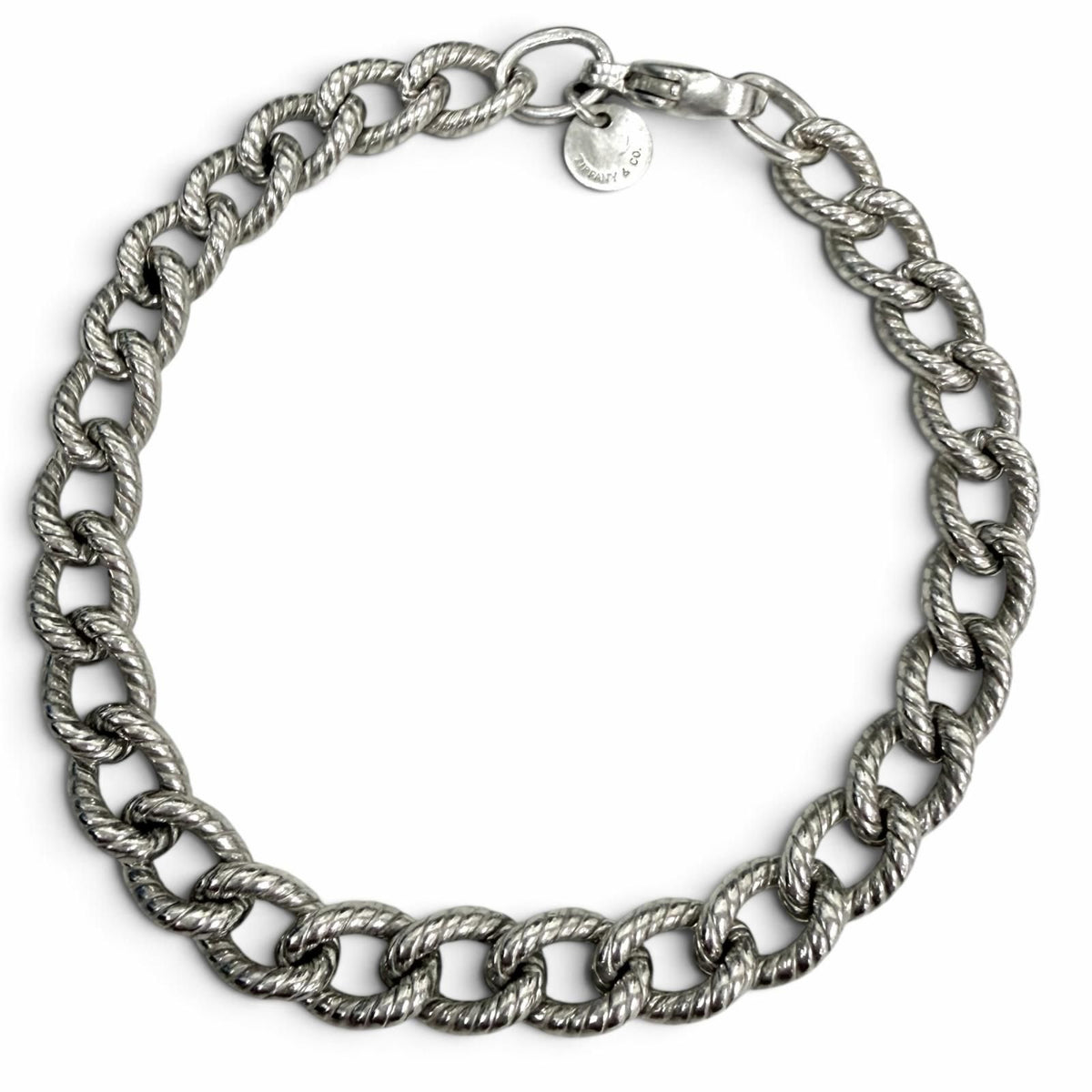 Tiffany & Co Vintage 925 Twisted Rope Bracelet Silver — view 2