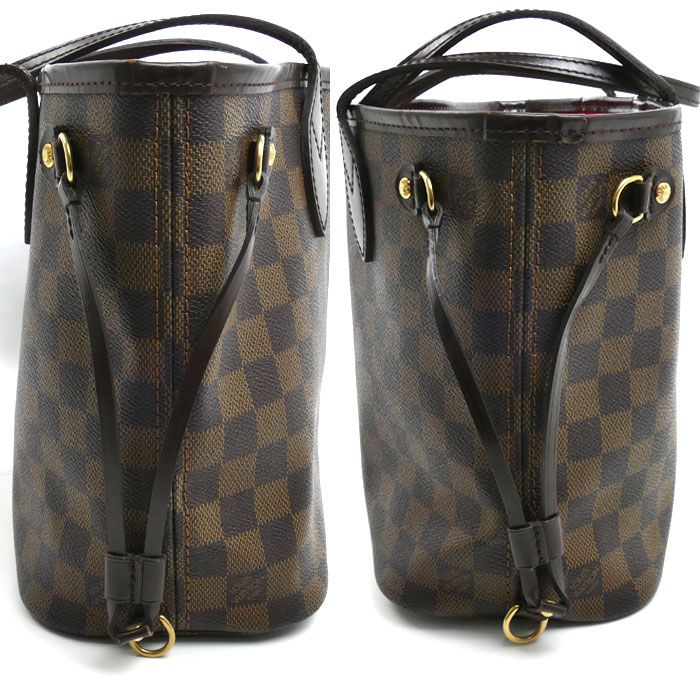 Louis Vuitton Neverfull PM Tote Bag Damier Brown — view 3
