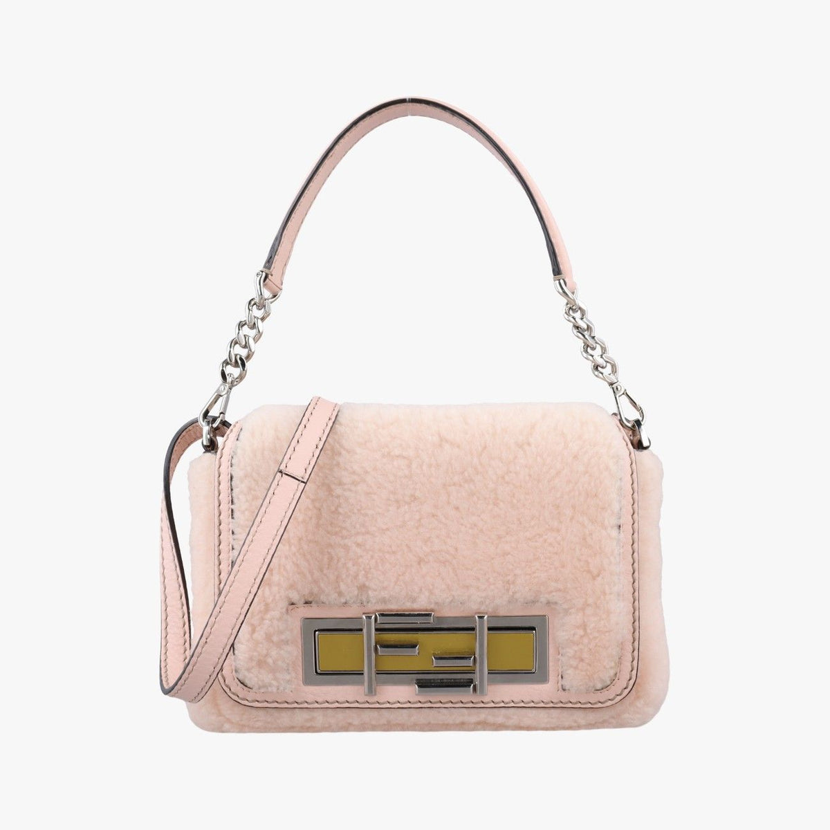 Fendi Baguette Pink Shoulder Bag