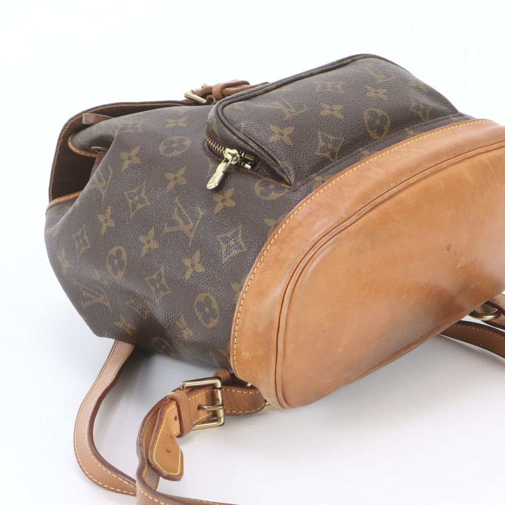 Louis Vuitton Monogram Montsouris MM Leather Backpack — view 6