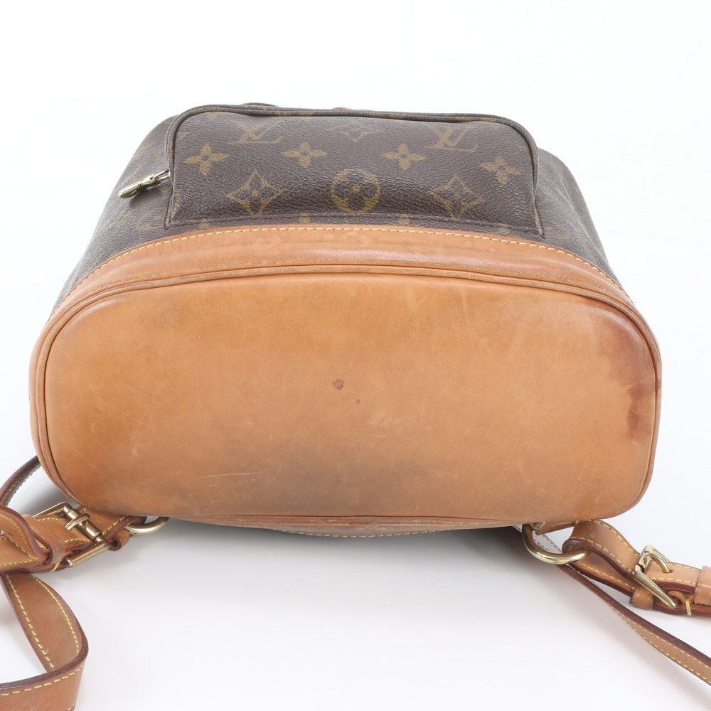 Louis Vuitton Monogram Montsouris MM Leather Backpack — view 7
