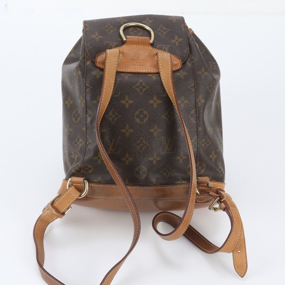 Louis Vuitton Monogram Montsouris MM Leather Backpack — view 2