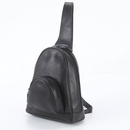 Gucci Leather 2-Way Belt Bag Crossbody Body Waist Pouch Shoulder Tote