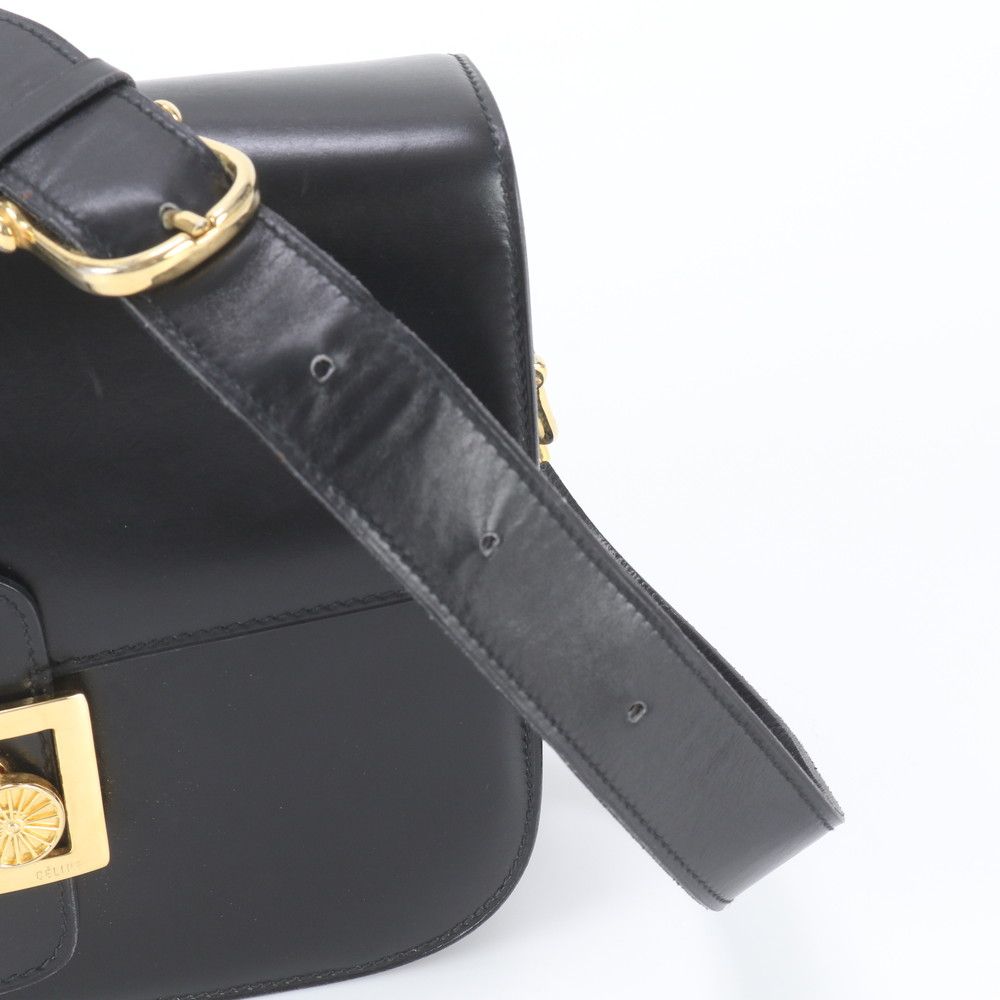Celine Vintage Carriage Leather Shoulder Bag — view 2
