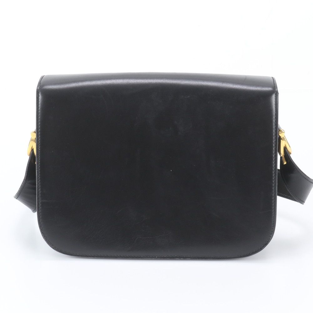 Celine Vintage Carriage Leather Shoulder Bag — view 3