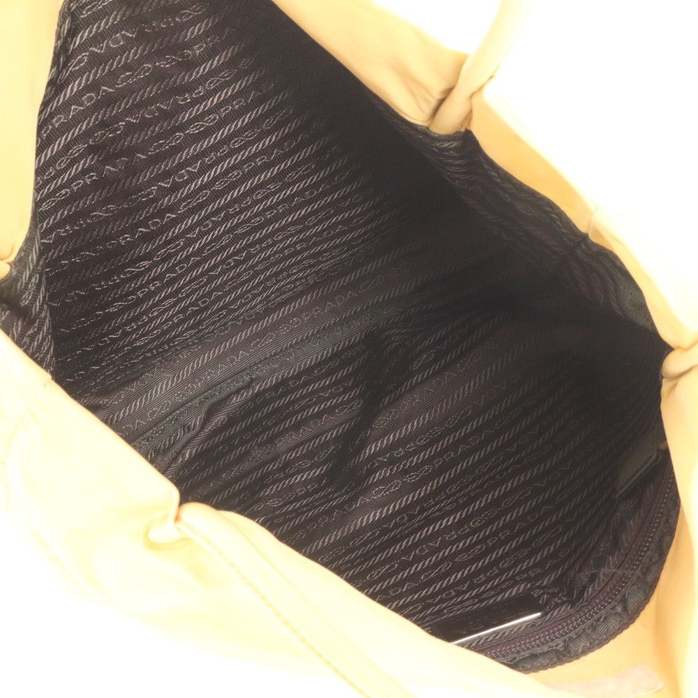 Prada White Tag Tessuto Nylon Triangle Logo Tote Bag Shoulder — view 7