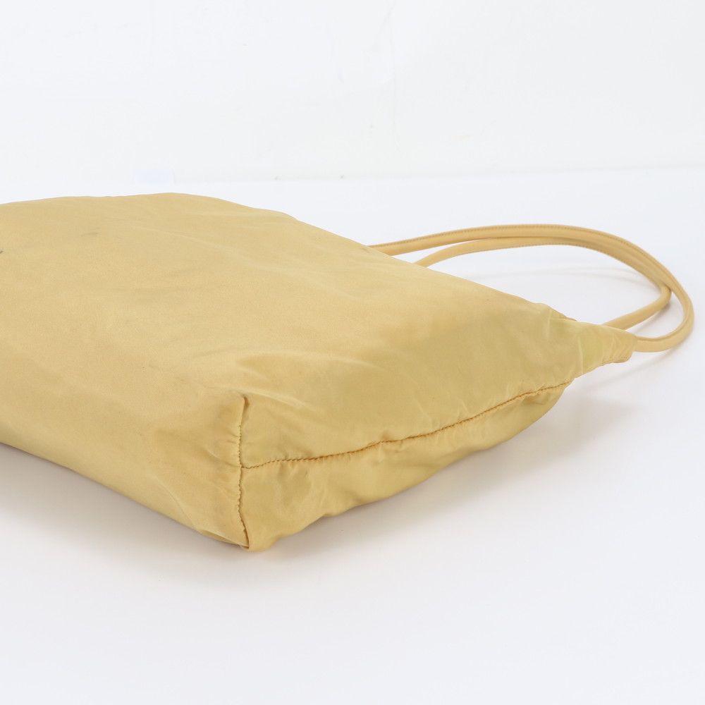 Prada White Tag Tessuto Nylon Triangle Logo Tote Bag Shoulder — view 4