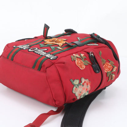 Gucci Floral Leather Backpack Shoulder Bag Business — view 4
