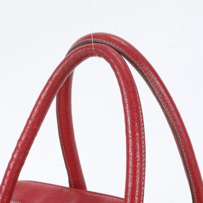Prada Triangle Logo Leather Boston Bag Tote Carry — view 2