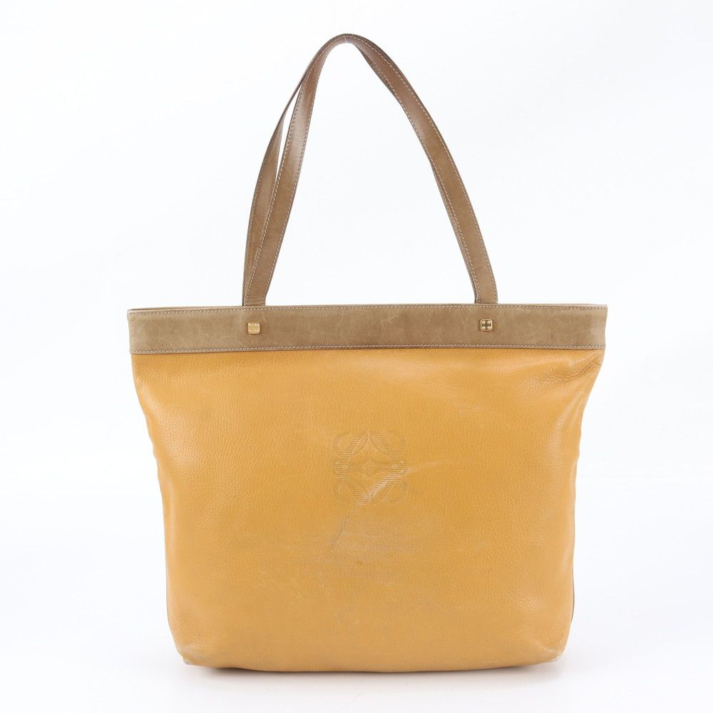 Loewe Leather Tote Bag Shoulder