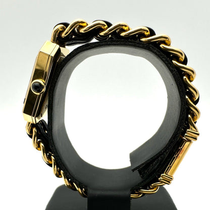 Chanel Premiere M Watch Gold Black — view 4