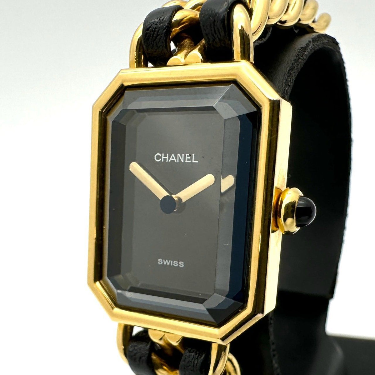 Chanel Premiere M Watch Gold Black