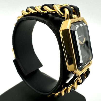Chanel Premiere M Watch Gold Black — view 3