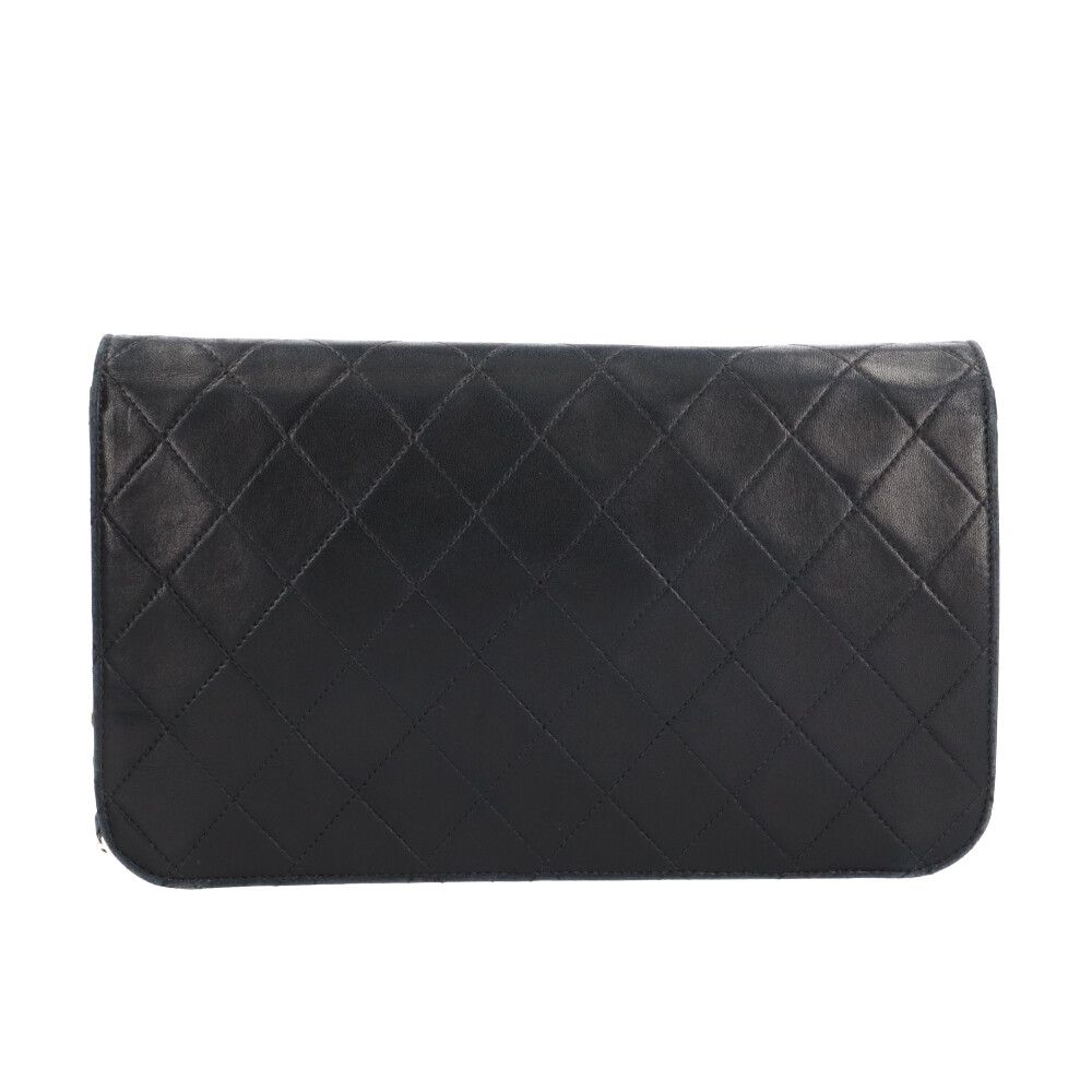 Chanel Quilted Shoulder Bag Lambskin Black — view 3