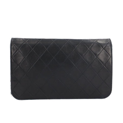 Chanel Quilted Shoulder Bag Lambskin Black — view 3