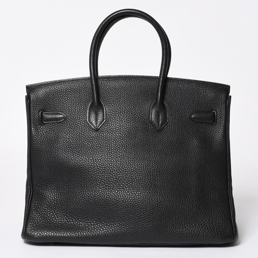 Hermes Birkin 35 Black Silver Togo Handbag — view 2