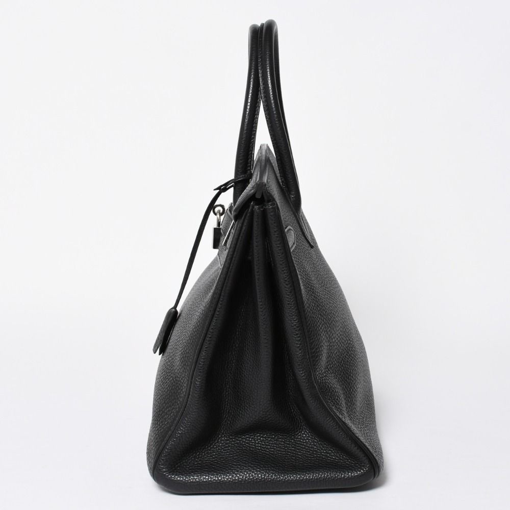 Hermes Birkin 35 Black Silver Togo Handbag — view 4
