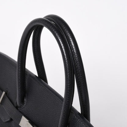 Hermes Birkin 35 Black Silver Togo Handbag — view 5