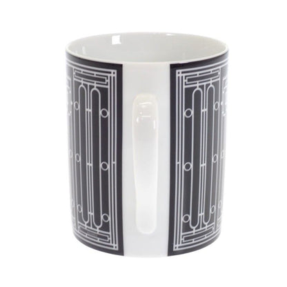 Hermes Ash Deco Pair Cup 2 Guest Set Tableware Western Cup Porcelain Black — view 5