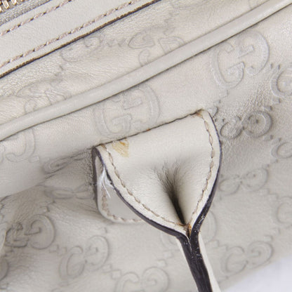 Gucci Guccissima Princy Handbag Leather Ivory — view 6
