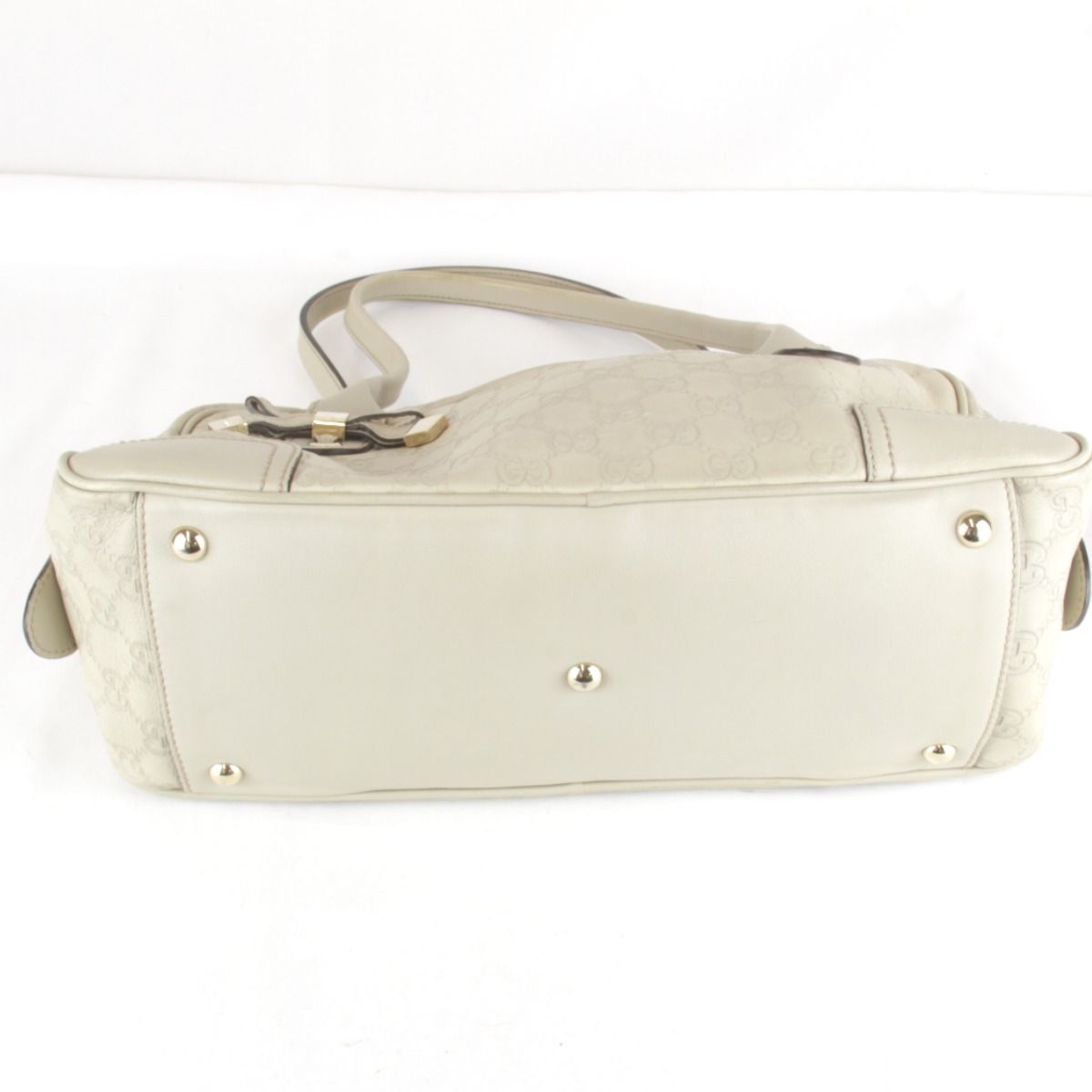 Gucci Guccissima Princy Handbag Leather Ivory — view 5