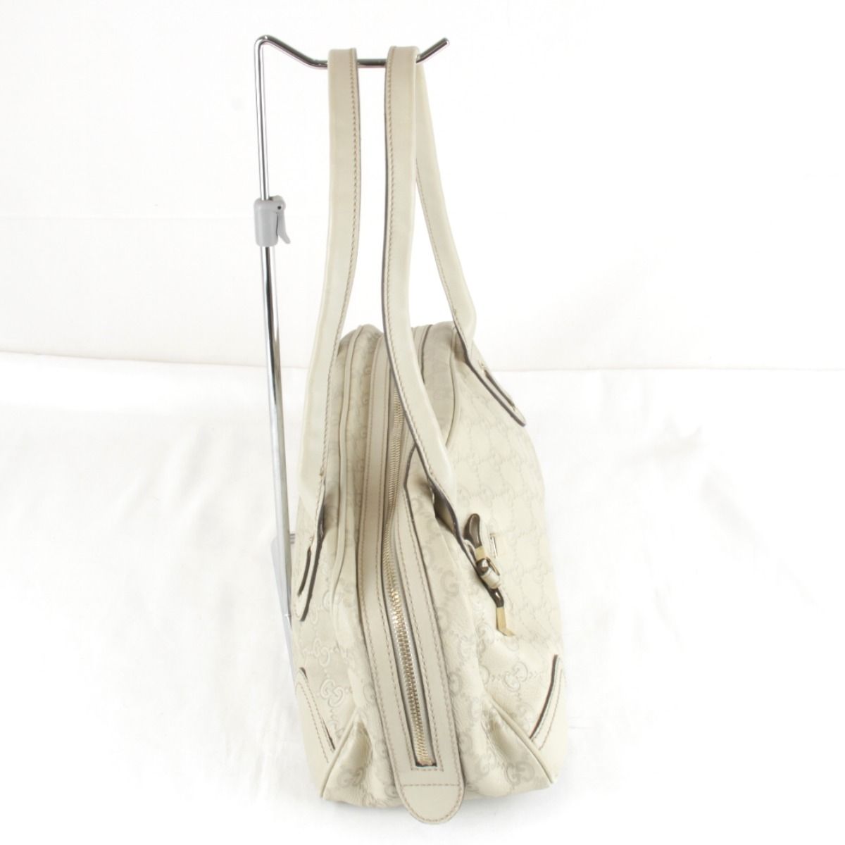 Gucci Guccissima Princy Handbag Leather Ivory — view 2