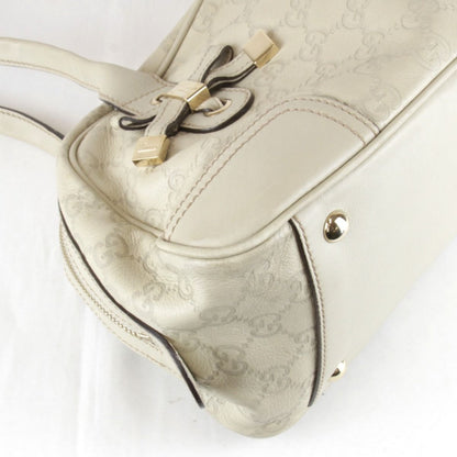 Gucci Guccissima Princy Handbag Leather Ivory — view 3