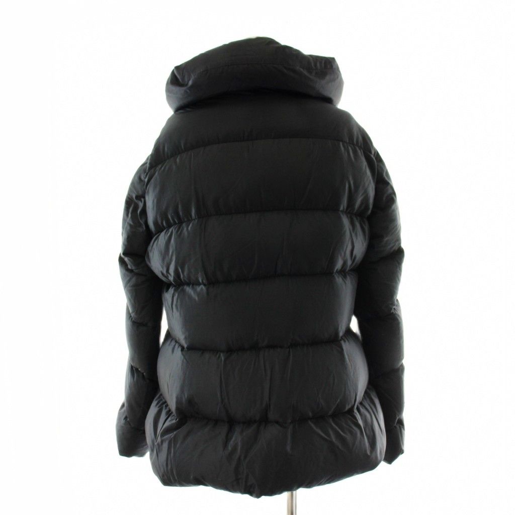 Moncler Down Jacket Tunic Tunique Giubbotto Black Mid Length 2 — view 2