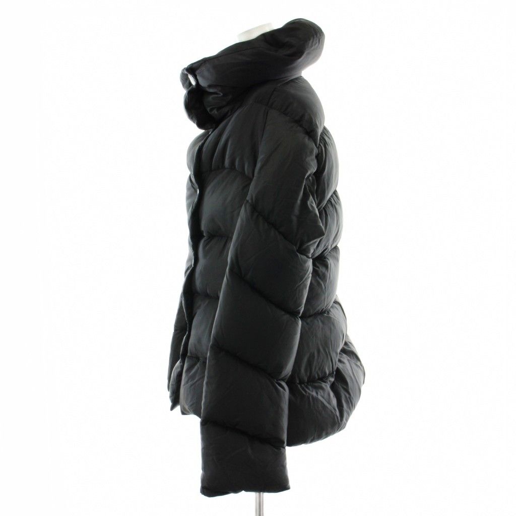Moncler Down Jacket Tunic Tunique Giubbotto Black Mid Length 2 — view 3