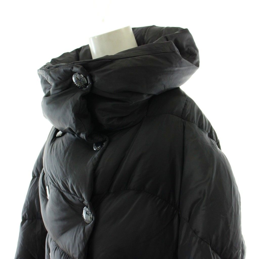Moncler Down Jacket Tunic Tunique Giubbotto Black Mid Length 2 — view 4