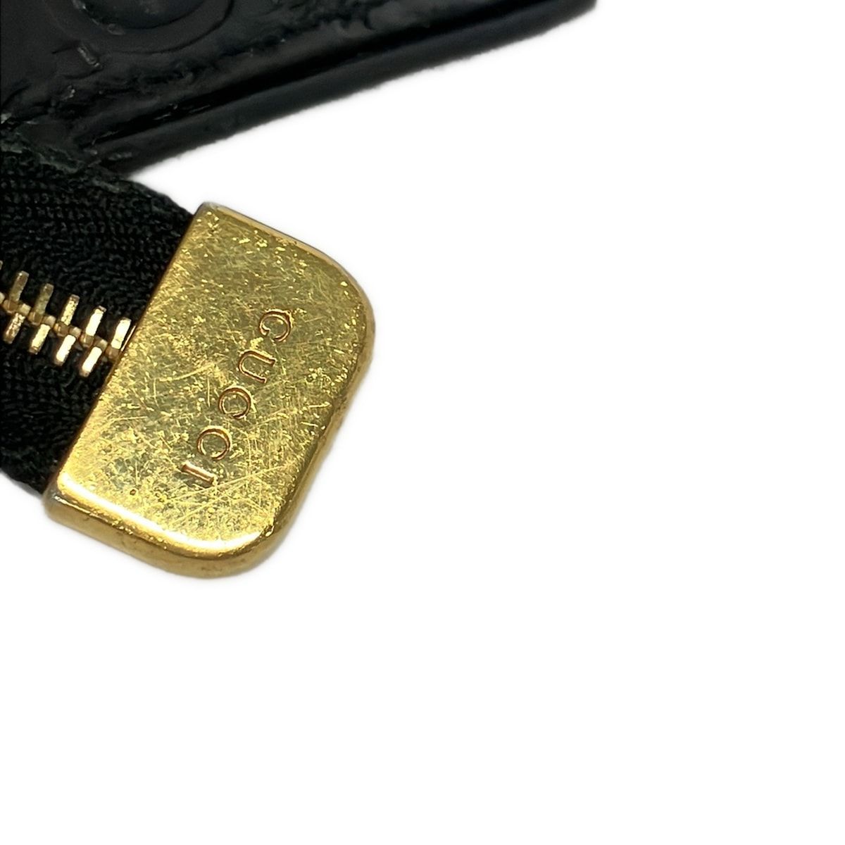 Gucci Coin Purse Guccissima Line Black Leather — view 5