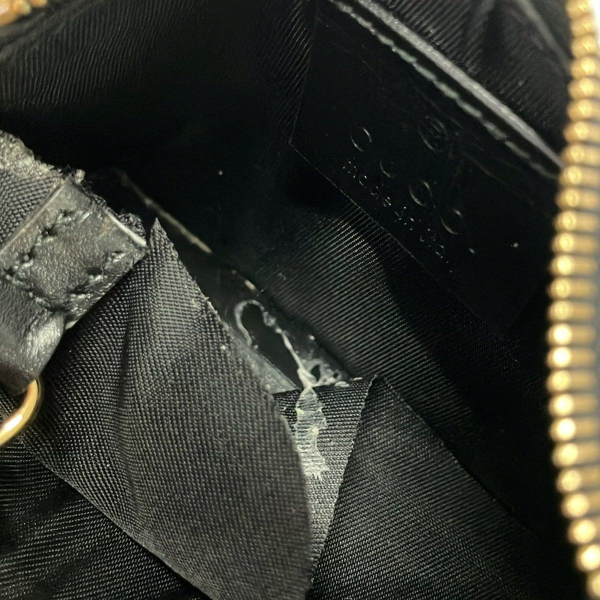 Gucci Coin Purse Guccissima Line Black Leather — view 6