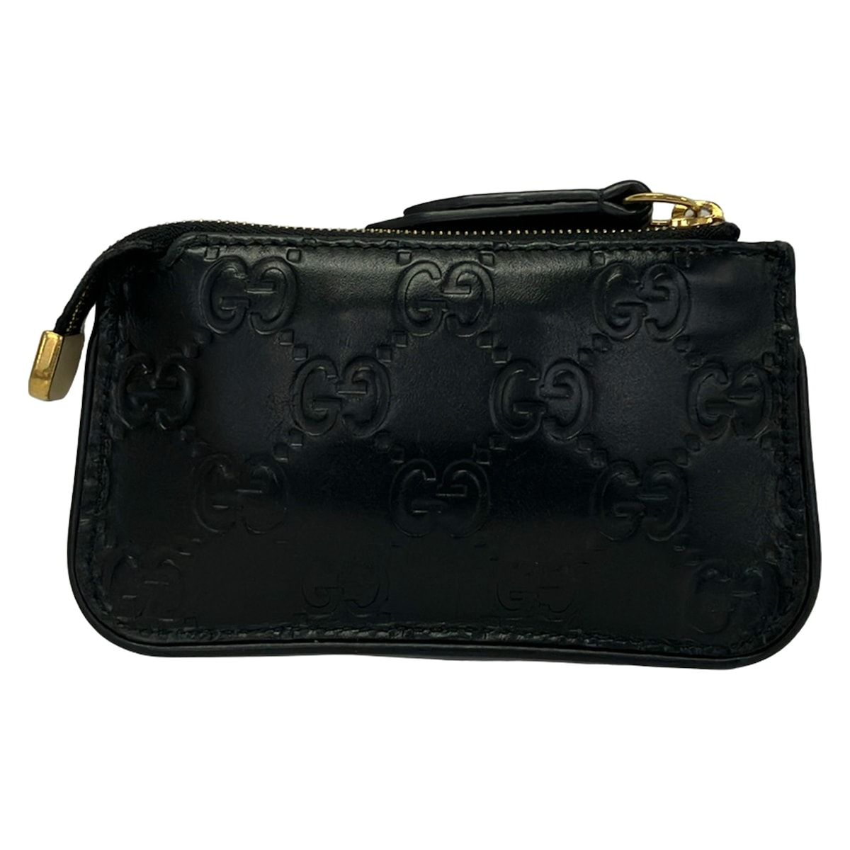 Gucci Coin Purse Guccissima Line Black Leather — view 2